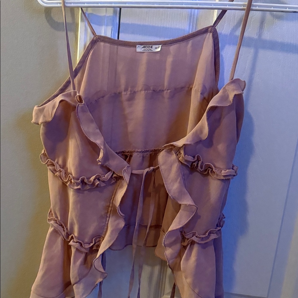 Ardene Mauve Ruffle Camisole